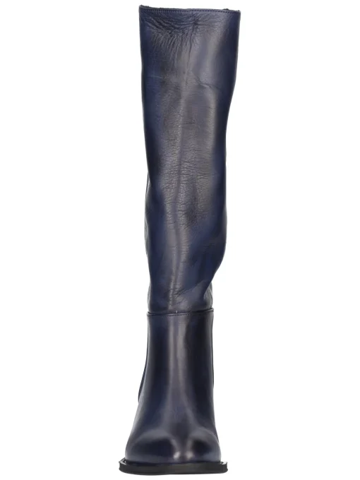Stivale tacco largo OT da donna blu