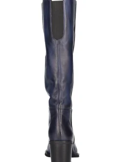 Stivale tacco largo OT da donna blu