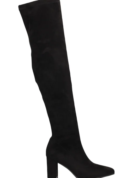 Stivale tacco largo Uma Parker da donna nero