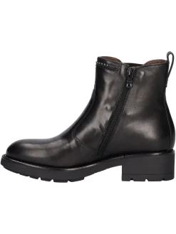 Stivaletto con tacco basso Nero Giardini da donna nero