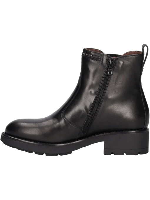 Stivaletto con tacco basso Nero Giardini da donna nero