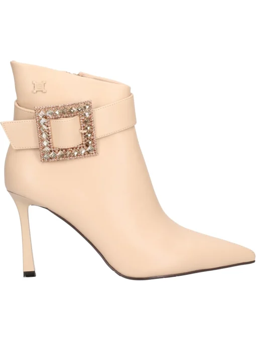Stivaletto con tacco fino Laura Biagiotti da donna beige