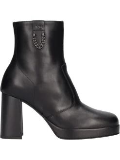 Stivaletto con tacco largo Nero Giardini da donna nero
