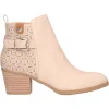 Stivaletto con tacco largo Refresh Vegan da donna beige