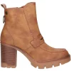 Stivaletto con tacco largo Refresh Vegan da donna cuoio