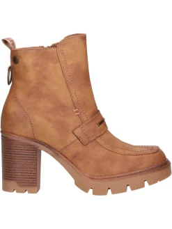 Stivaletto con tacco largo Refresh Vegan da donna cuoio