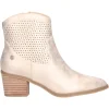 Stivaletto con tacco largo Refresh Vegan da donna oro metal