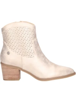 Stivaletto con tacco largo Refresh Vegan da donna oro metal