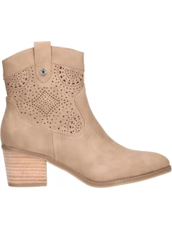 Stivaletto con tacco largo Refresh Vegan da donna taupe