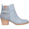 Stivaletto con tacco largo Refresh Vegan da donna azzurro