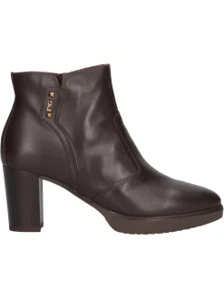 Stivaletto con tacco largo Nero Giardini da donna testa di moro