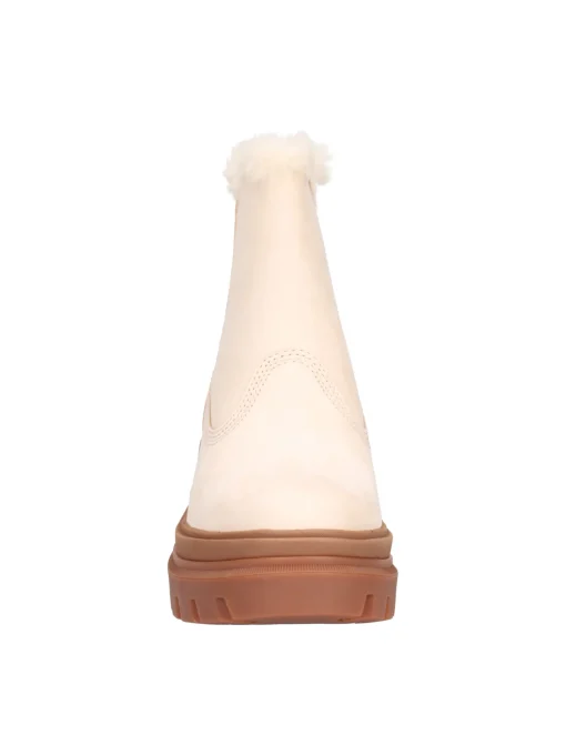 Stivaletto con tacco largo Timberland Everleigh da donna avorio