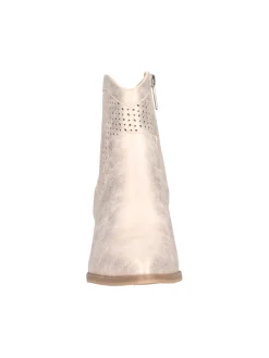 Stivaletto con tacco largo Refresh Vegan da donna oro metal