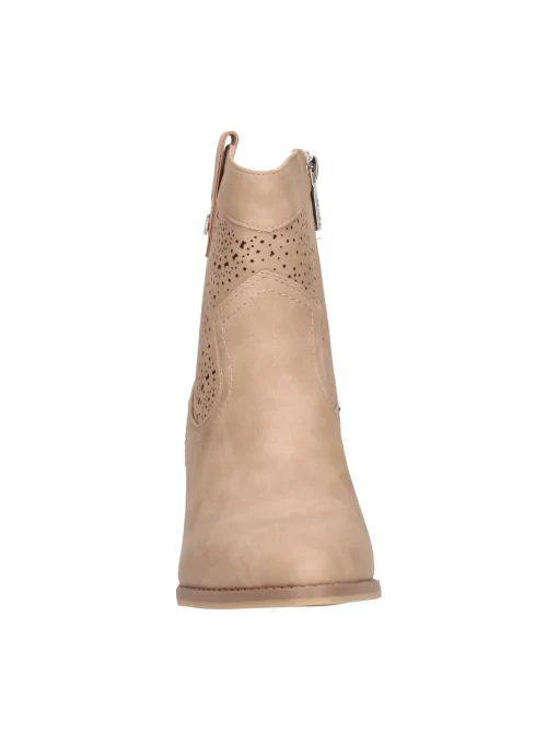 Stivaletto con tacco largo Refresh Vegan da donna taupe