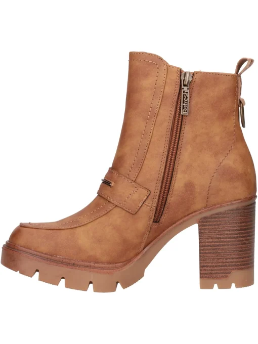 Stivaletto con tacco largo Refresh Vegan da donna cuoio