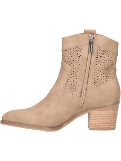 Stivaletto con tacco largo Refresh Vegan da donna taupe