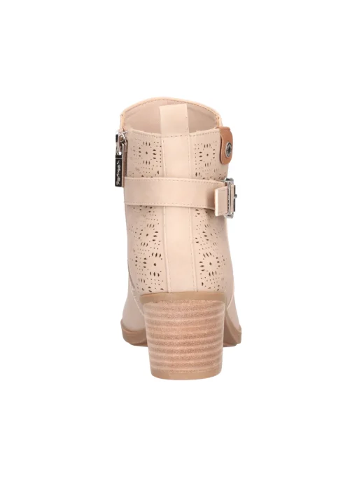 Stivaletto con tacco largo Refresh Vegan da donna beige
