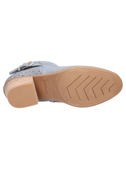Stivaletto con tacco largo Refresh Vegan da donna azzurro