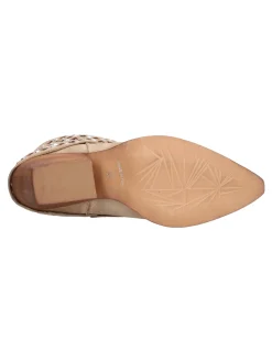 Stivaletto con tacco largo Liviana da donna beige