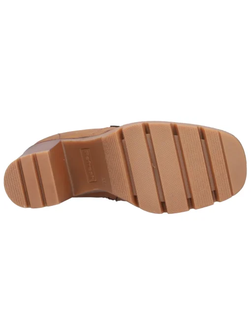 Stivaletto con tacco largo Refresh Vegan da donna cuoio