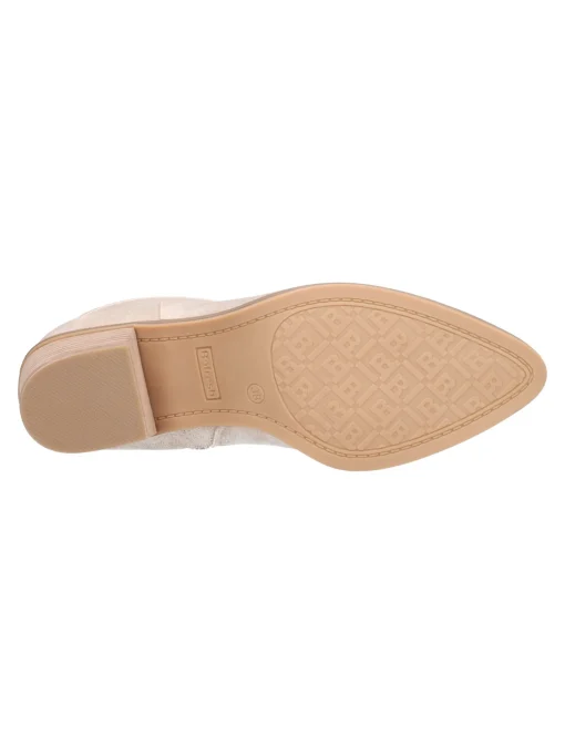 Stivaletto con tacco largo Refresh Vegan da donna oro metal