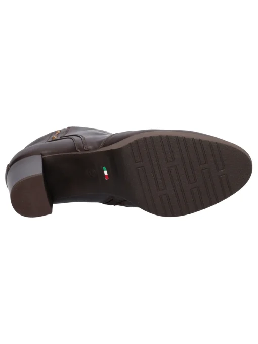 Stivaletto con tacco largo Nero Giardini da donna testa di moro