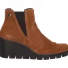Stivaletto con zeppa Enval Soft da donna cuoio