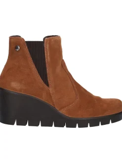 Stivaletto con zeppa Enval Soft da donna cuoio