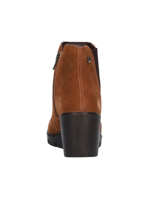 Stivaletto con zeppa Enval Soft da donna cuoio