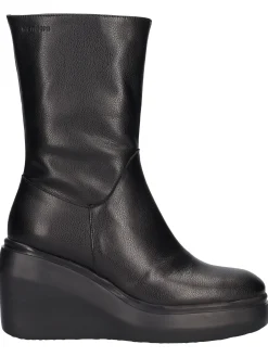 Stivaletto con zeppa Wonders da donna nero