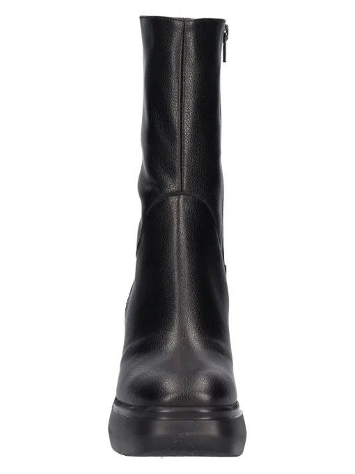 Stivaletto con zeppa Wonders da donna nero