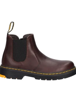 Stivaletto Dr Martens 2976 J full grain da bambino marrone