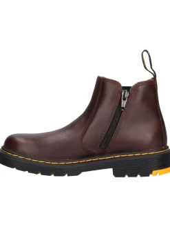 Stivaletto Dr Martens 2976 J full grain da bambino marrone