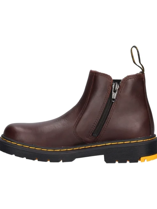 Stivaletto Dr Martens 2976 J full grain da bambino marrone
