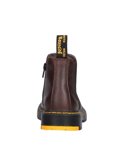 Stivaletto Dr Martens 2976 J full grain da bambino marrone
