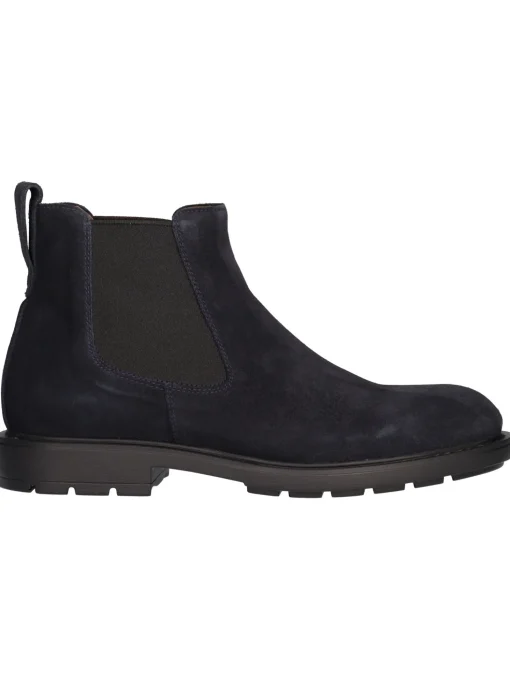 Stivaletto Nero Giardini da uomo blu