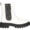 Stivaletto Nero Giardini da bambina bianco