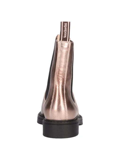Stivaletto Nero Giardini da donna rame metal