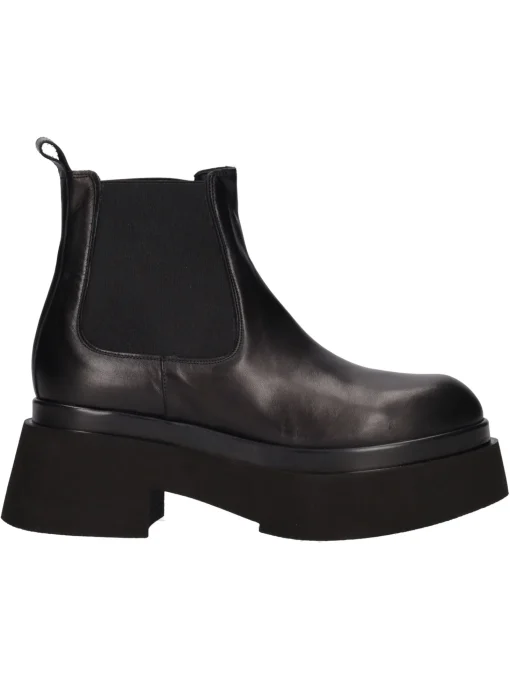 Stivaletto platform Albano da donna nero