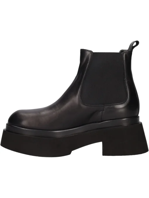 Stivaletto platform Albano da donna nero