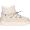 Stivaletto platform Cafenoir da donna beige e platino