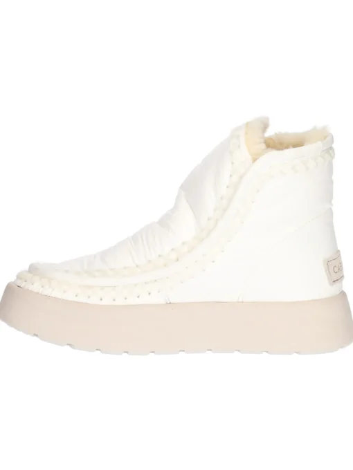 Stivaletto platform Cafenoir da donna bianco