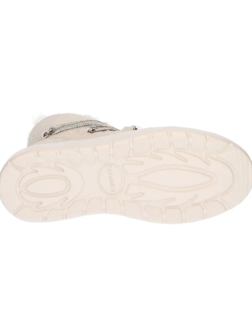 Stivaletto platform Cafenoir da donna beige e platino