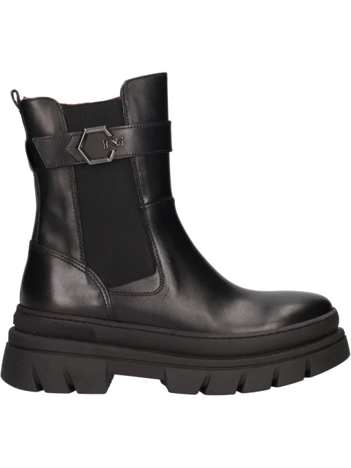 Stivaletto platform Nero Giardini da donna nero
