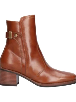Stivaletto tacco basso Nero Giardini da donna cuoio
