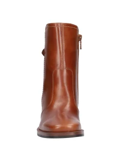 Stivaletto tacco basso Nero Giardini da donna cuoio