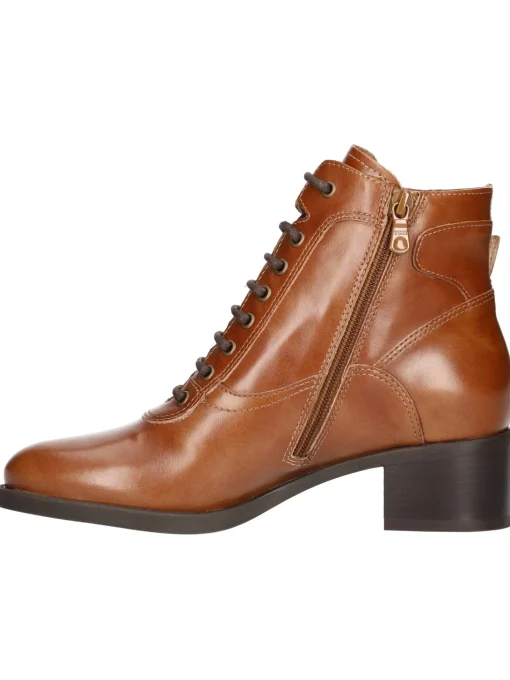 Stivaletto tacco basso Nero Giardini da donna cuoio
