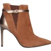 Stivaletto tacco fino Nero Giardini da donna cuoio