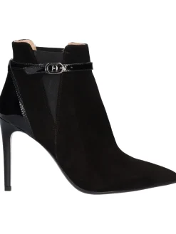 Stivaletto tacco fino Nero Giardini da donna nero