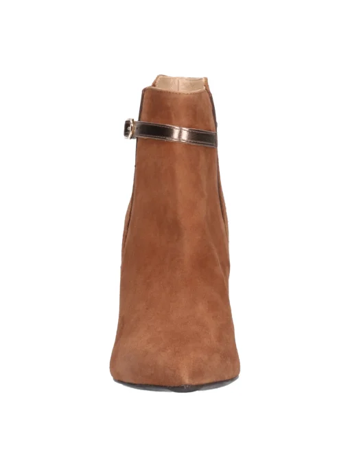 Stivaletto tacco fino Nero Giardini da donna cuoio